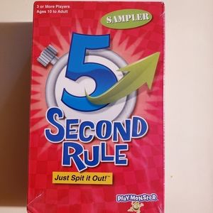 5 Second Rule by Playmonster Ages 10+ NWOT